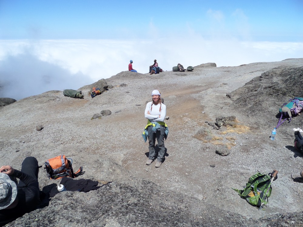 climbing kilimanjaro with Gina schreck