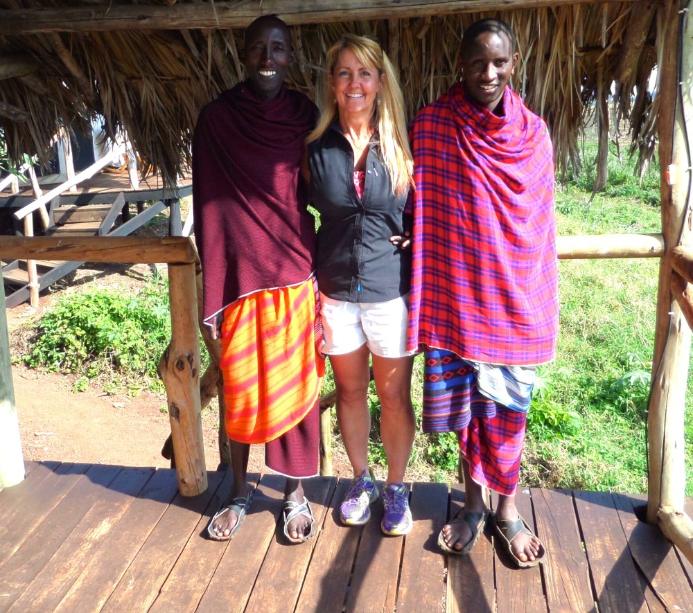 Gina Schreck Masai warriors