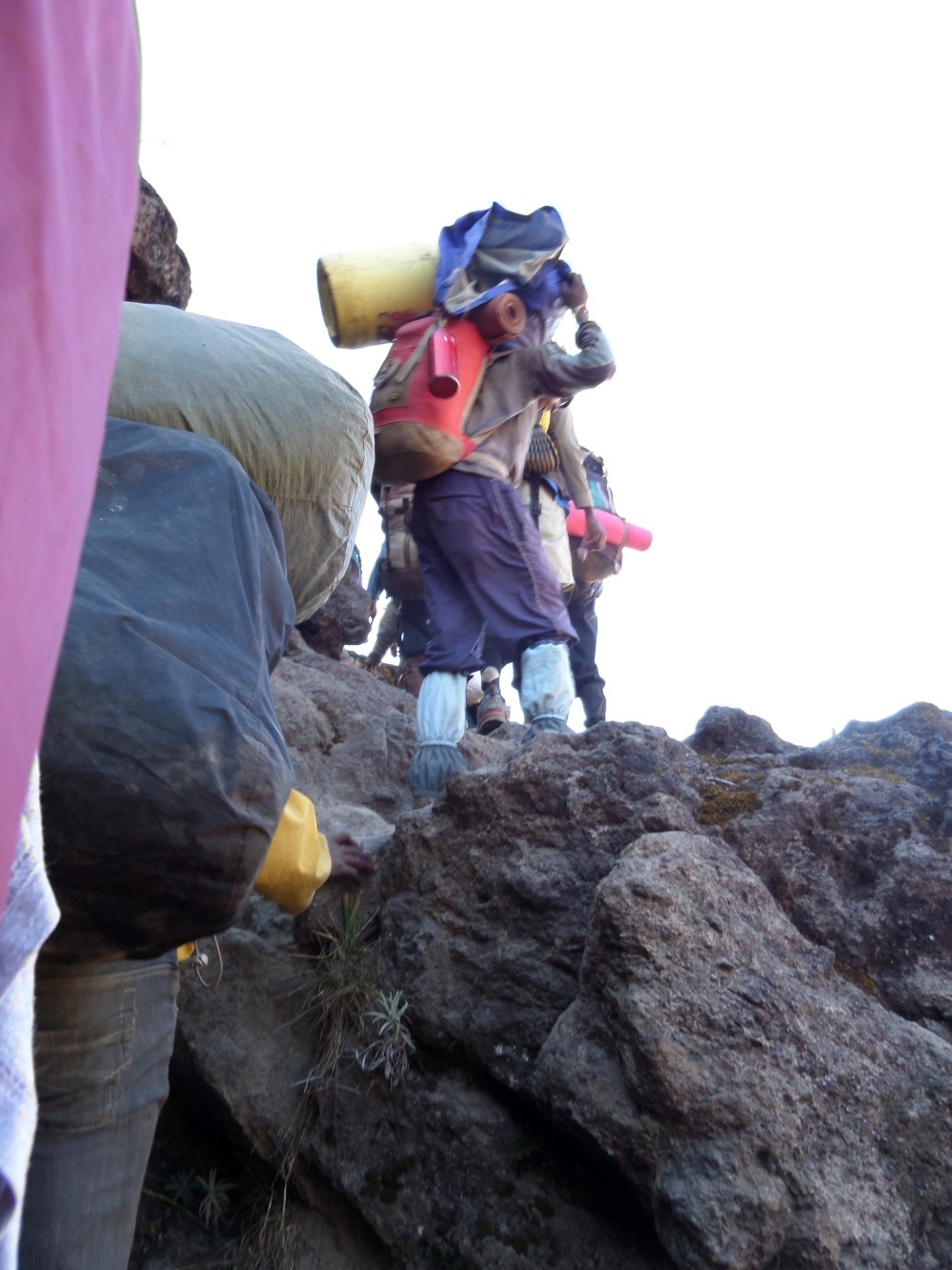 climbing kili with Gina Schreck